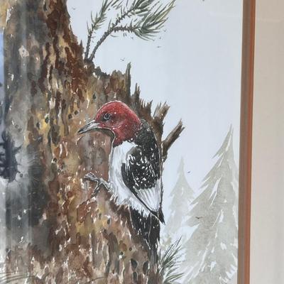 MJ Bily Framed Watercolor (FE-RG)