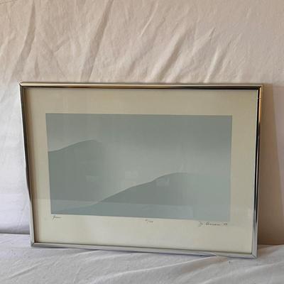 Jane Aman - Three Framed Silk Screens (PB-RG)