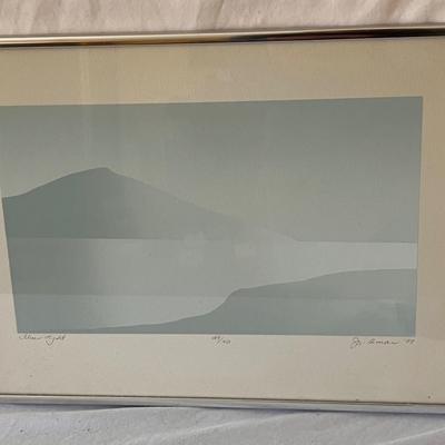Jane Aman - Three Framed Silk Screens (PB-RG)