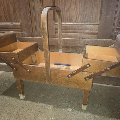 Old fashion sewing box.