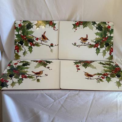 Portmeirion Holly & Ivy Christmas Dishes, Charleston Gardens Placemats, Holiday Dishtowels, Napkins and More (GB-BM)