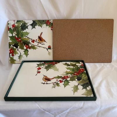 Portmeirion Holly & Ivy Christmas Dishes, Charleston Gardens Placemats, Holiday Dishtowels, Napkins and More (GB-BM)