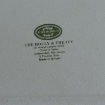 Portmeirion Holly & Ivy Christmas Dishes, Charleston Gardens Placemats, Holiday Dishtowels, Napkins and More (GB-BM)