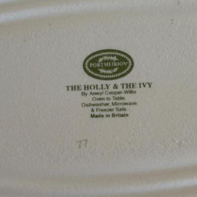 Portmeirion Holly & Ivy Christmas Dishes, Charleston Gardens Placemats, Holiday Dishtowels, Napkins and More (GB-BM)