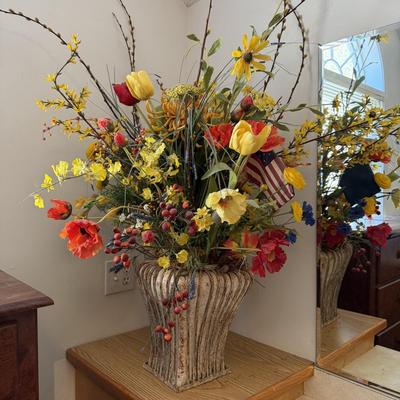 Large Faux Flower Arrangement (UB-BM)