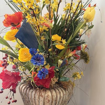 Large Faux Flower Arrangement (UB-BM)
