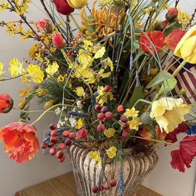 Large Faux Flower Arrangement (UB-BM)