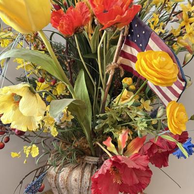 Large Faux Flower Arrangement (UB-BM)