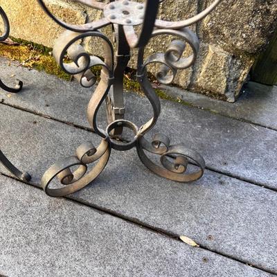 Assorted Wicker and Metal Plant Stands (FE-RG)