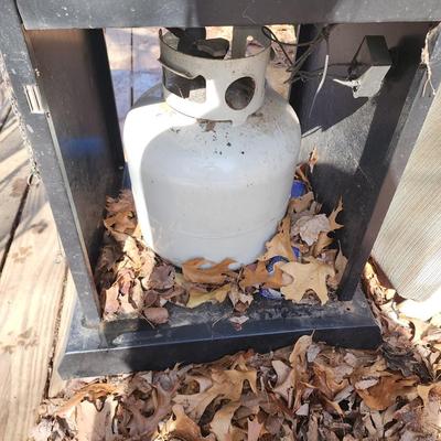 Propane grill.