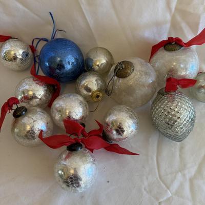 Variety of Glass Bulb Ornaments (UL-BM)