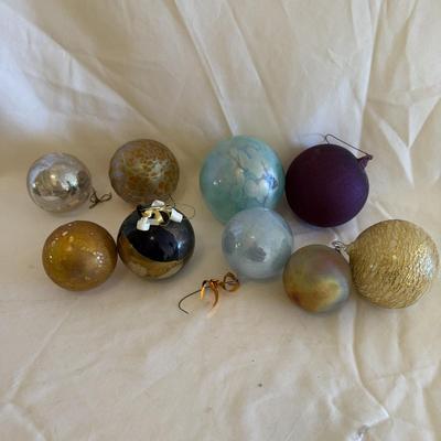 Variety of Glass Bulb Ornaments (UL-BM)
