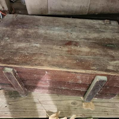 Old wood crate.