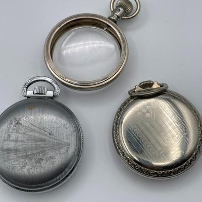 Assorted Pocket watch cases