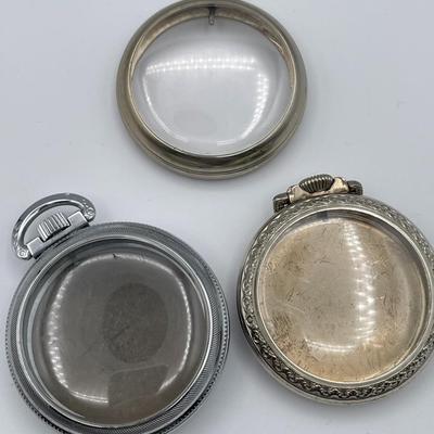 Assorted Pocket watch cases