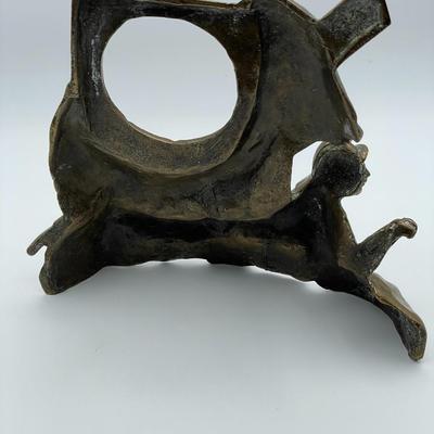 Vintage Bronze Clock Case