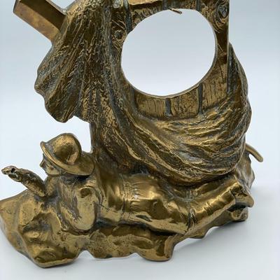 Vintage Bronze Clock Case