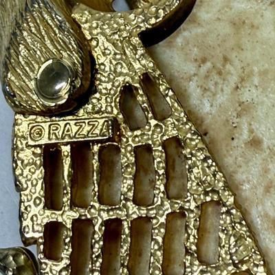 Vintage Retro Owl Necklace Mid-century