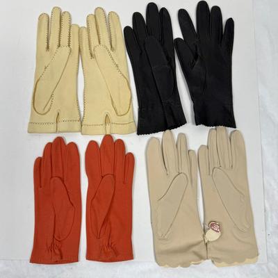 Vintage Antique Women’s Gloves Lot. 4 pairs