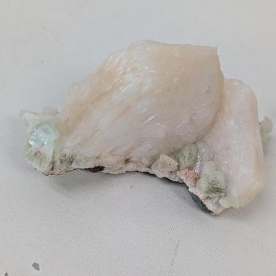 Pyrite Quartz Amethyst Peach & Green Cluster