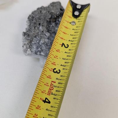Mineral Specimen Anhydrite Calcite Clear Quartz Cluster #4