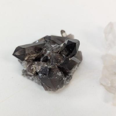 Clear Quartz Cluster Smokey Quartz Cluster #5