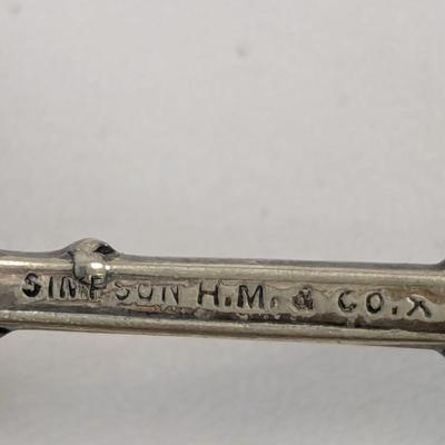 Antique Silverware WM Rogers H & T Old Company Plate Simpson H.M
