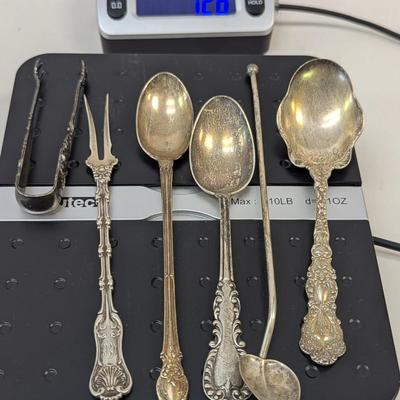 128 Grams Sterling Silver Utensils
