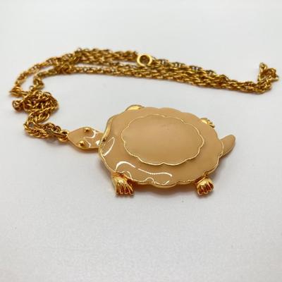 LOT 606: Gold Tone / Gold Plate Jewelry Collection - Monet, Art, Brass Stick Pin and More