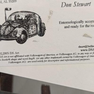 1992 Don Stewart Signed Bugs Of Bugs Print Between Glass