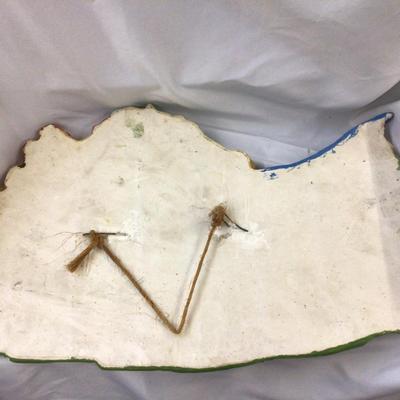 Large Plaster of Paris Wall Hanging