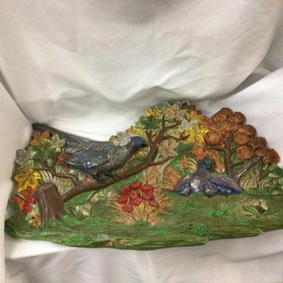 Large Plaster of Paris Wall Hanging