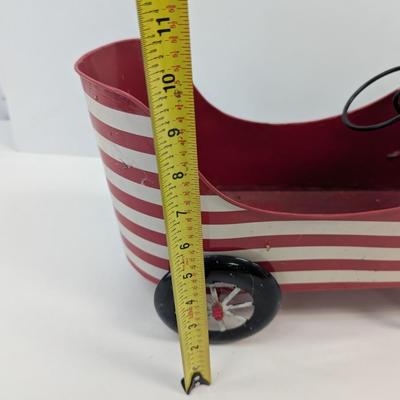 Large Toy Tin Car Planter