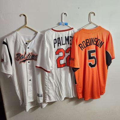 3 Baltimore Orioles Shrits Palmer Robinson