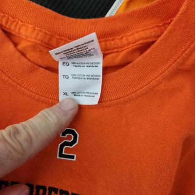 Lot of 5 Baltimore Orioles T Shirts Ripken Showalter Hardy Schoop