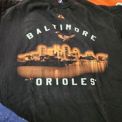 Lot of 5 Baltimore Orioles T Shirts Ripken Showalter Hardy Schoop