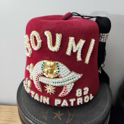 2 Baltimore Mason Boumi Temple Fez Hats w Gloves Ties Cases