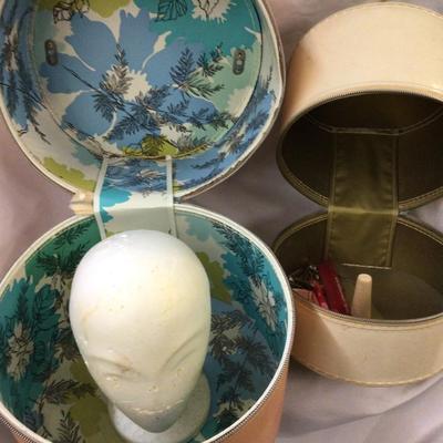 Peach and White Hat Boxes