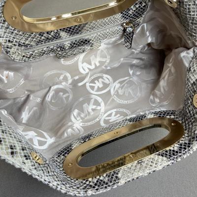 Michael Kors Snake Clutch Handbag