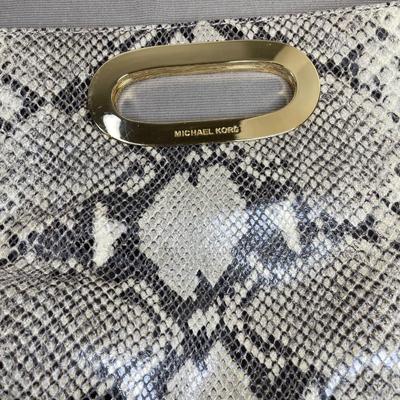 Michael Kors Snake Clutch Handbag