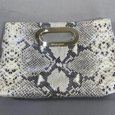 Michael Kors Snake Clutch Handbag