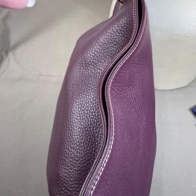 Dooney & Bourke Plum pebble Leather Handbag