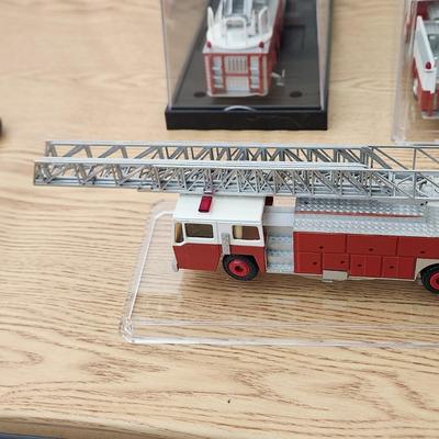 3 Die Cast Fire Truck Conrad Made in West Germany