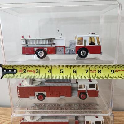 3 Die Cast Fire Truck Conrad Made in West Germany