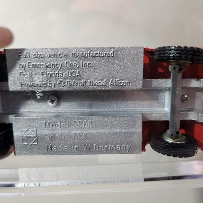 3 Die Cast Fire Truck Conrad Made in West Germany