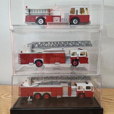 3 Die Cast Fire Truck Conrad Made in West Germany