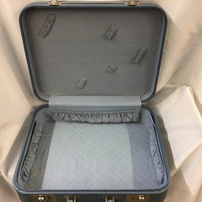 Matching Vintage Suit Case and Makeup Case