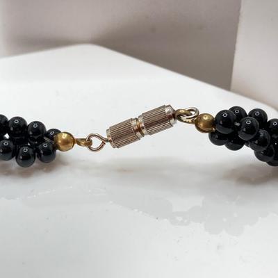 LOT 610: Necklace Collection -Three Strand Faux Pearls, Fresh Water Pearl Bracelet and Necklace and More