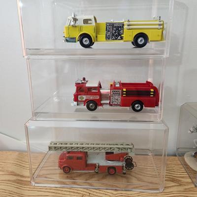 3 Collectable Fire Trucks