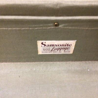Matching Samsonite Vintage Luggage